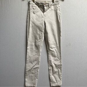 L'AGENCE Off-White Skinny Jeans Sz 26